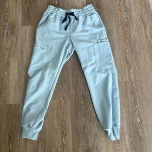 FIGS Chambray Uman Relaxed Joggers🦕🧵🩵